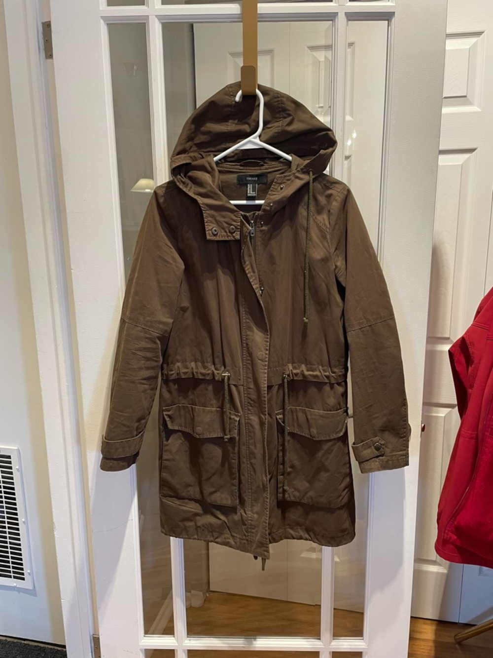 Forever 21 Olive Brown Utility Jacket
